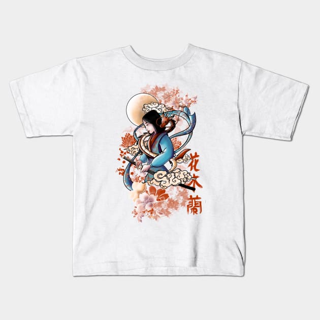 Samurai Spring Kids T-Shirt by Fan.Fabio_TEE